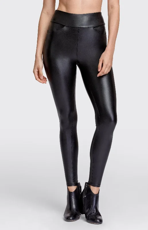 Online Boutiques Ernest 28" Leggings - Noir - FINAL SALE
