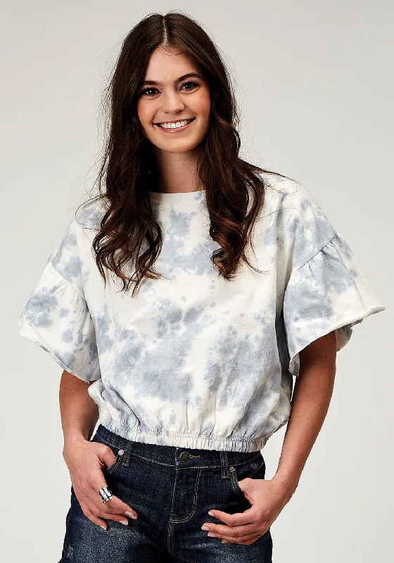 Online Clothing Stores Roper Womens Tie Dye French Terry Blue 100% Cotton S/S T-Shirt Online Clothing Stores Roper Womens Tie Dye French Terry Blue 100% Cotton S/S T-Shirt