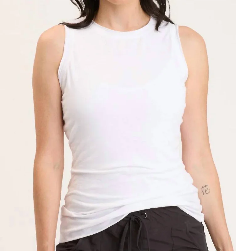 Unique Women's Fashion Pieces Tasha Tank Top In White
