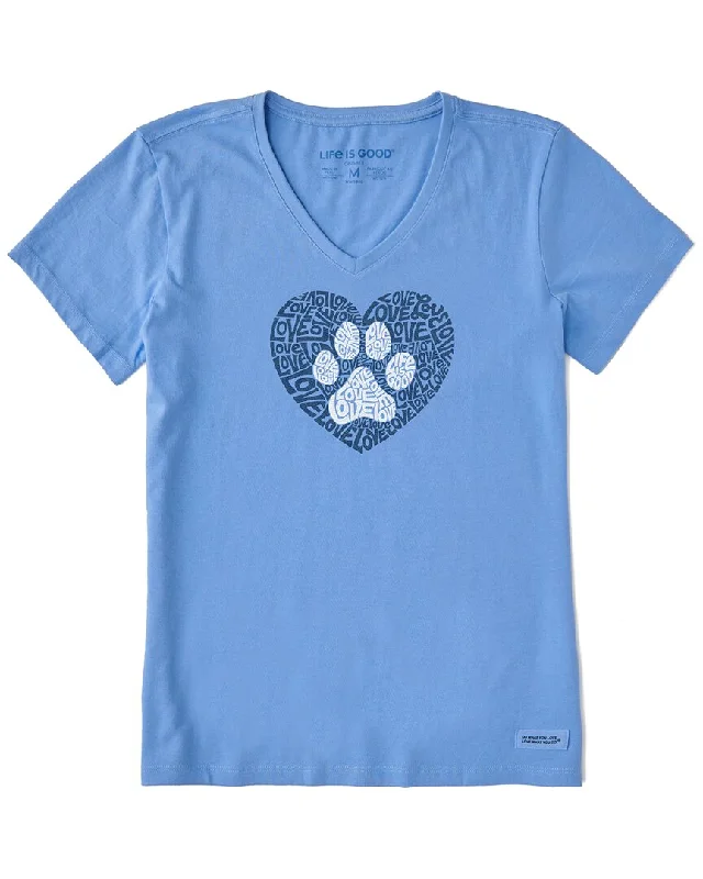 Elegant Clothing Life is Good Crusher V-Neck T-Shirt