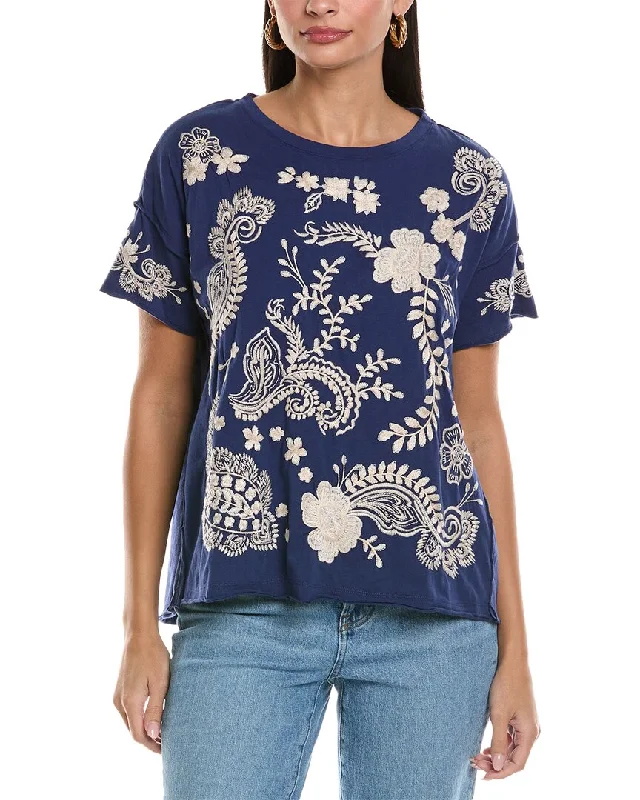 Women's Versatile Apparel Johnny Was Raw Edge Swing T-Shirt
