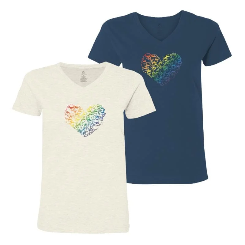 Top 10 Women's Online Clothing Stores Love Breeds Love - Ladies T-Shirt V-Neck