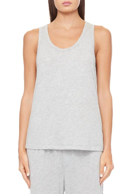Women's Vintage Attire Loose Tank Top In Heather Grey