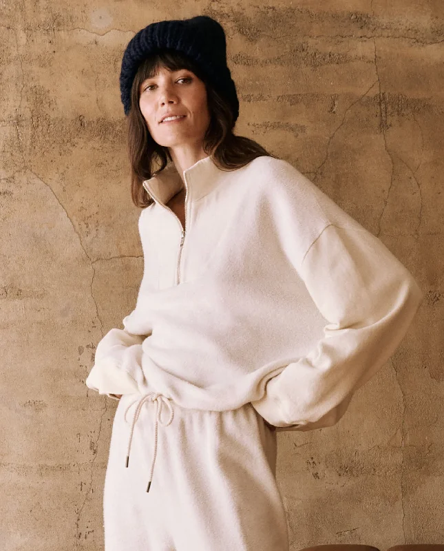 End of Season Sale The Slouch Trail Sweatshirt. -- Washed White