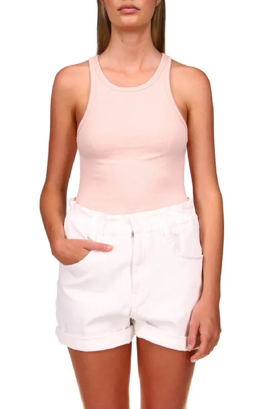 Trendy Online Boutiques Perfect Rib Tank In Peachy Keen