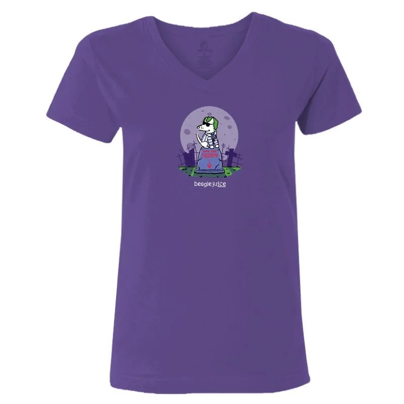 Imeless Style Beaglejuice - Ladies T-Shirt V-Neck