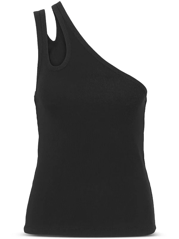 Women's Effortless Casual Outfit Toya Womens Organic Cotton One Shoulder Tank Top