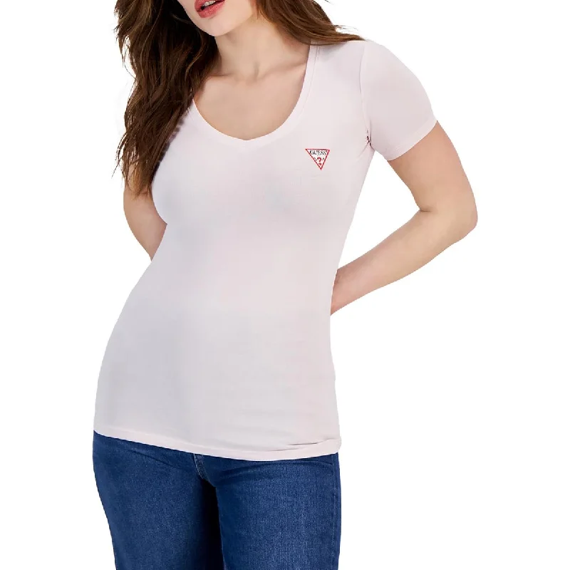 New Arrival Discount Womens Logo V-Neck Graphic T-Shirt