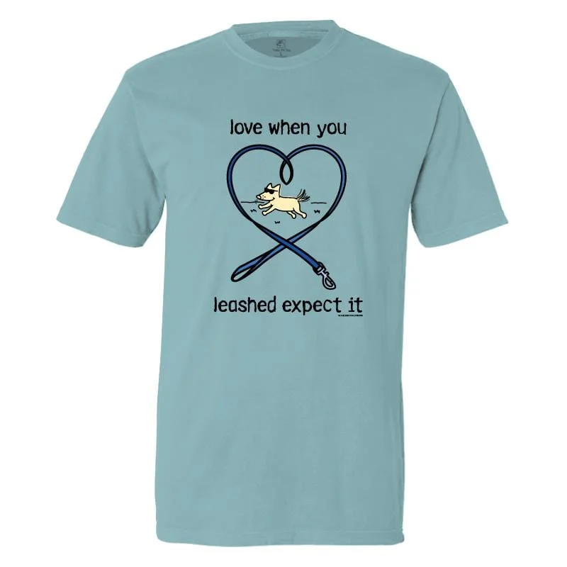 Women's Festive Attire Love When You Leashed Expect It - Classic Tee