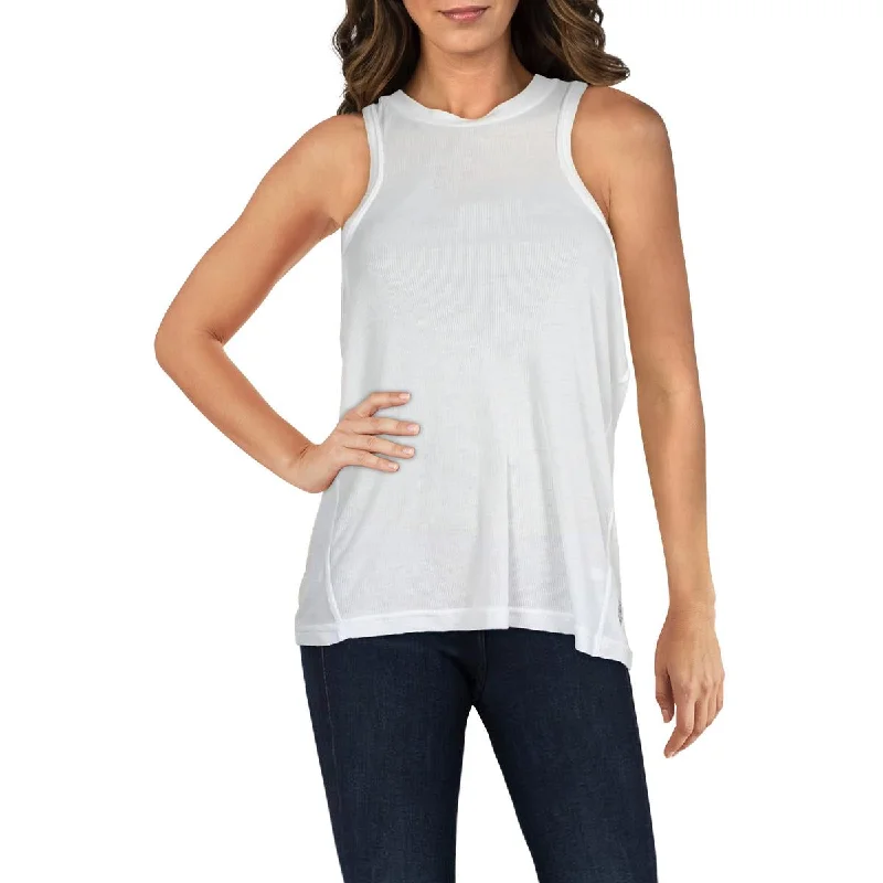 Women's Evening Outfit Very Varsity Womens Ribbed Sleeveless Tank Top