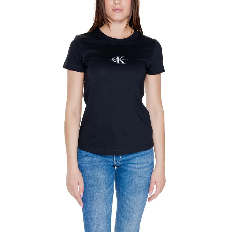 Minimalist Women's Fashion Clothing Calvin Klein Jeans Cotton Rigenerato Tops & Women's T-Shirt Minimalist Women's Fashion Clothing Calvin Klein Jeans Cotton Rigenerato Tops & Women's T-Shirt