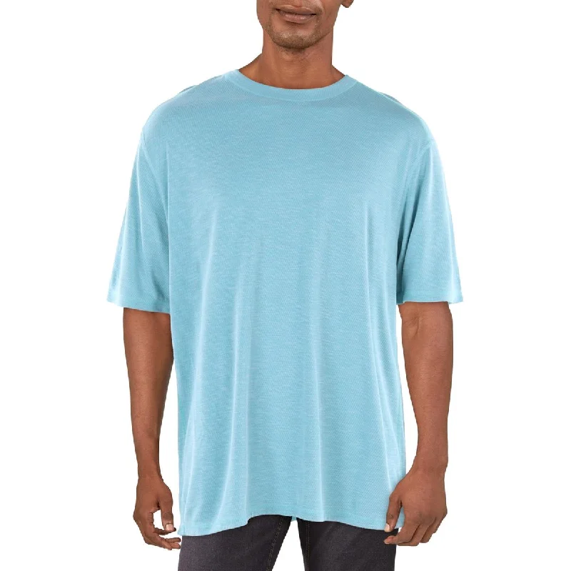 Premium Fabrics Flip Sky Mens Tencel Blend Reversible T-Shirt