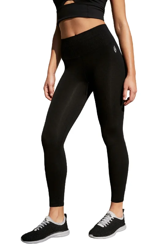 Women's Clothing Online Sale Good Karma Running Legging In Black
