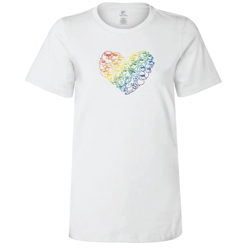 Outfits For Girls Love Breeds Love - Ladies T-Shirt Crew Neck