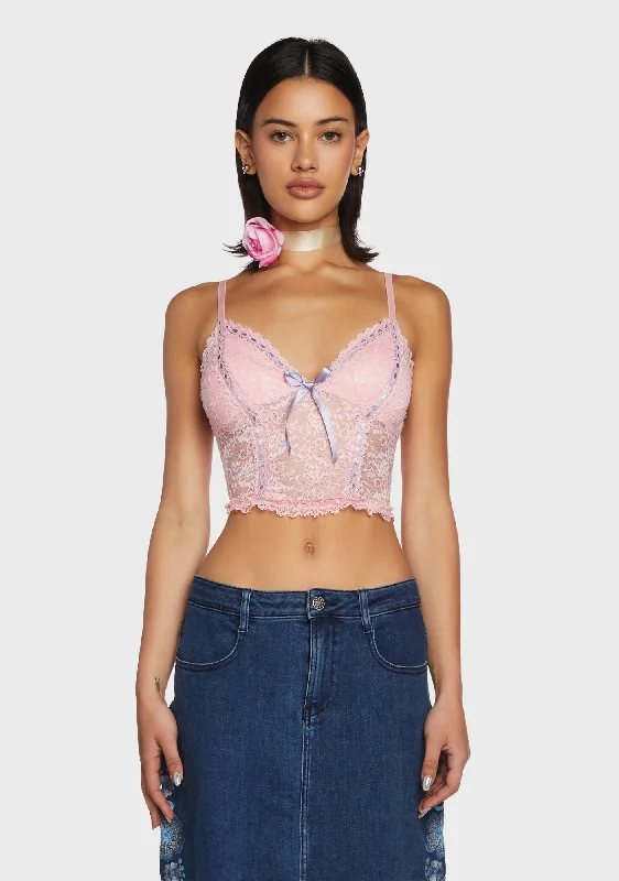 Women's Layered Outfit New Morning Cami Top - Pink