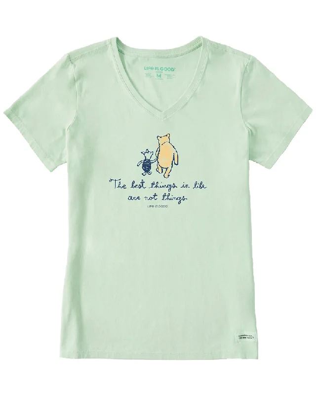 Affordable Women's Clothes Life is Good Crusher Lite V-Neck T-Shirt