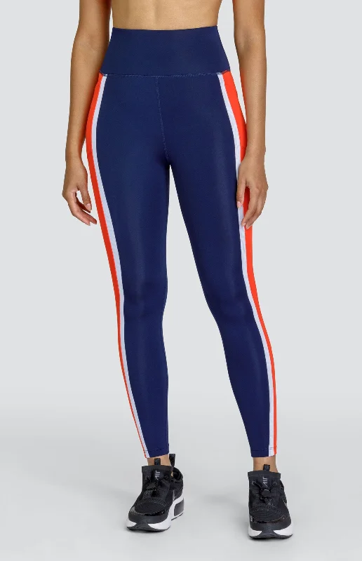 Trendy Women's Wear Banks 25" Leggings - Navy Blue