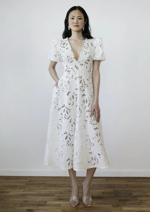 Latest Fashion Jenny Yoo Little White Dress Chloe