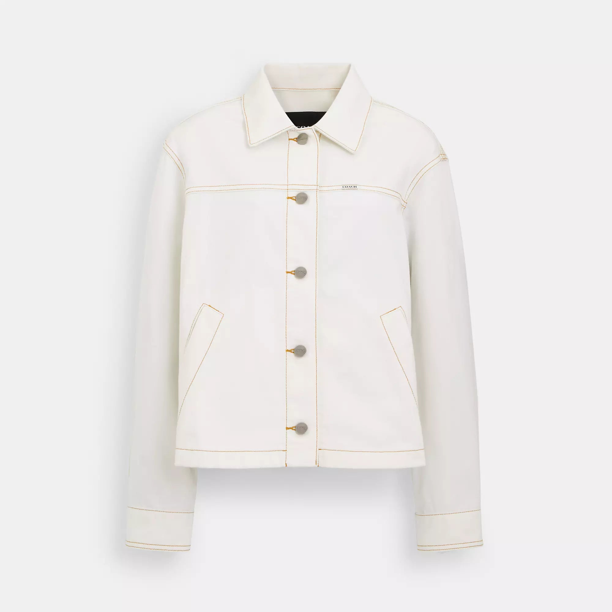 Workwear Fashion for Women Coach Outlet Twill Utility Jacket In Organic Cotton And Recycled Polyester